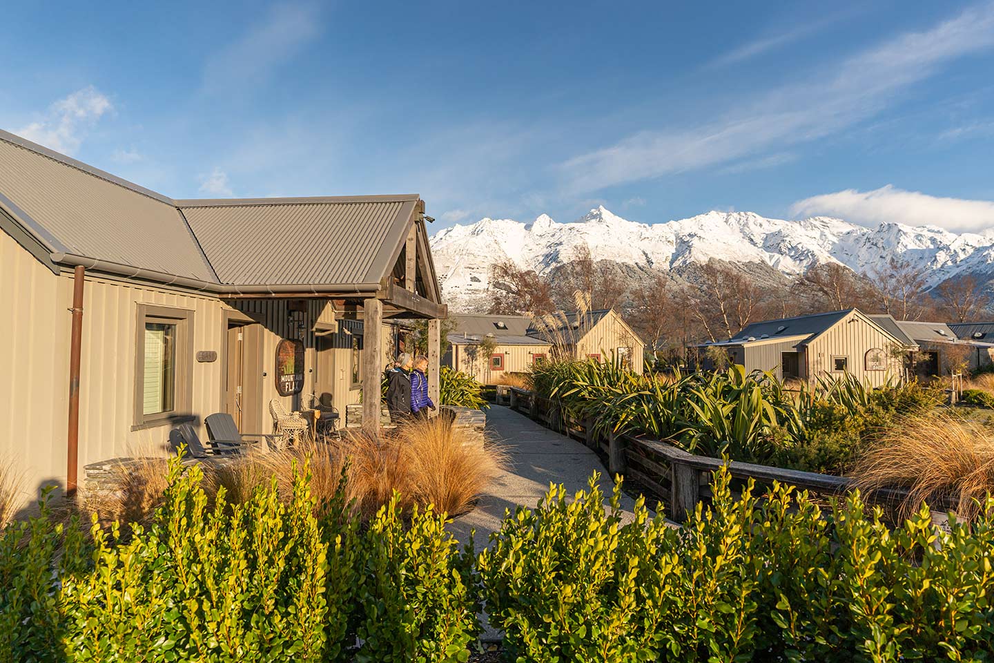 Chalets in The Headwaters Eco Lodge Grounds