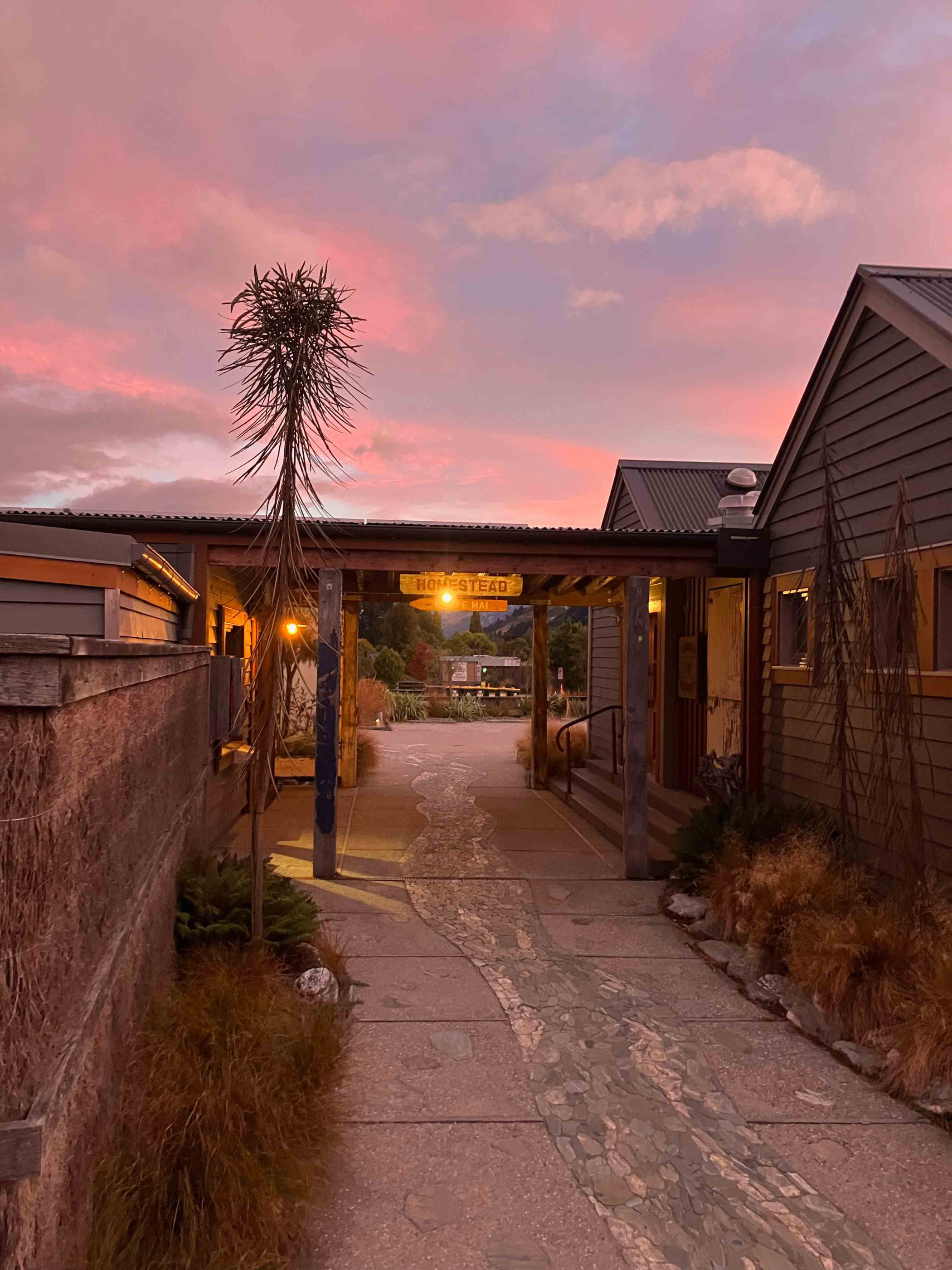 Dawn at The Headwaters Eco Lodge Accommodation