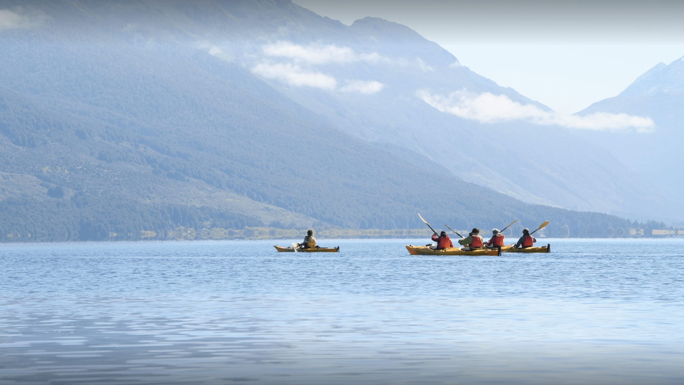 Kayaking on the lake - - The Headwaters Eco Lodge