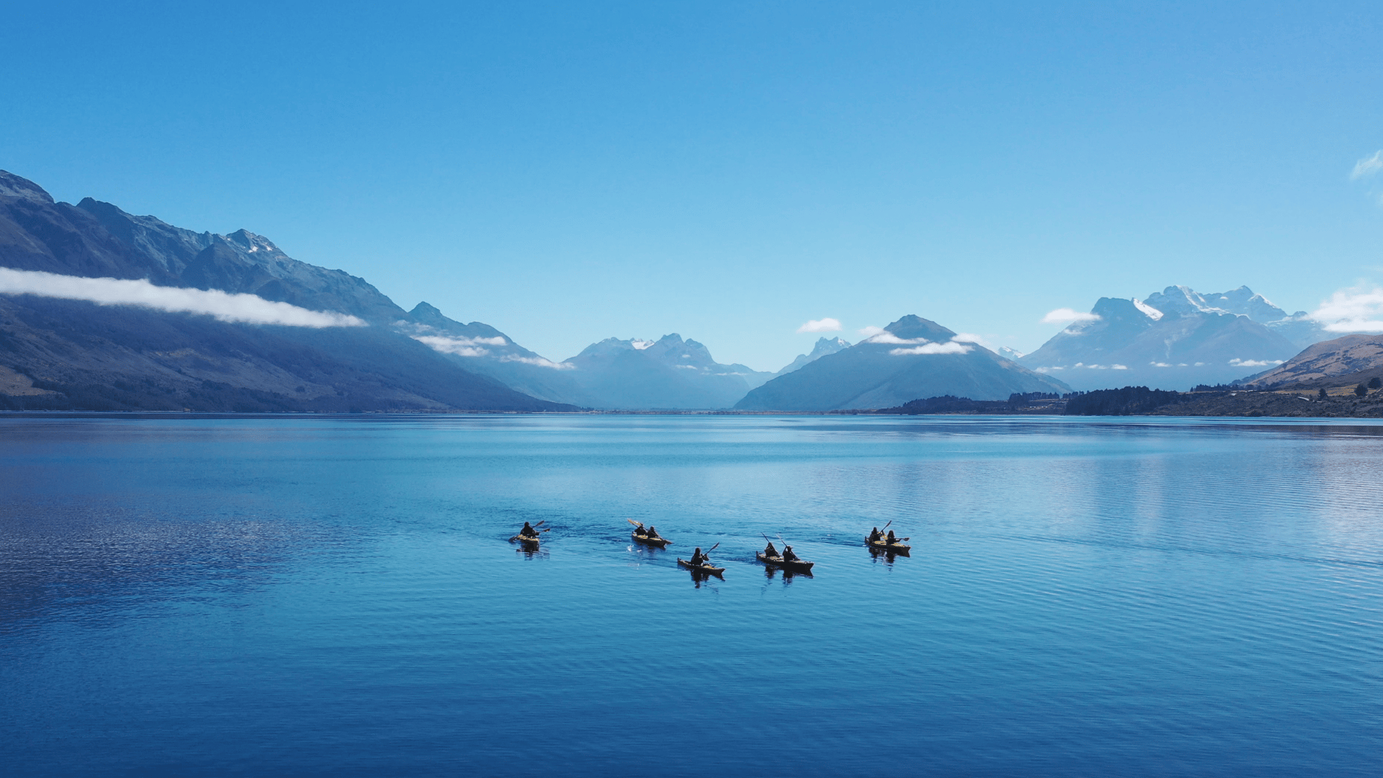 Kayaking in Glenorchy