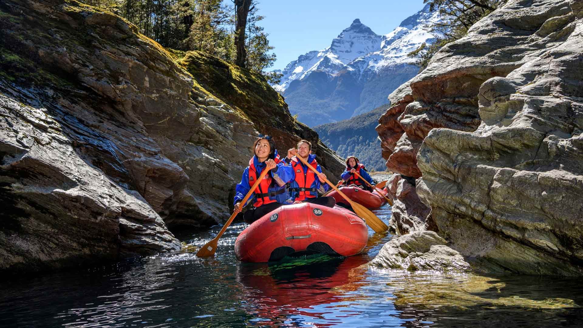 Funyaking on the Dart River