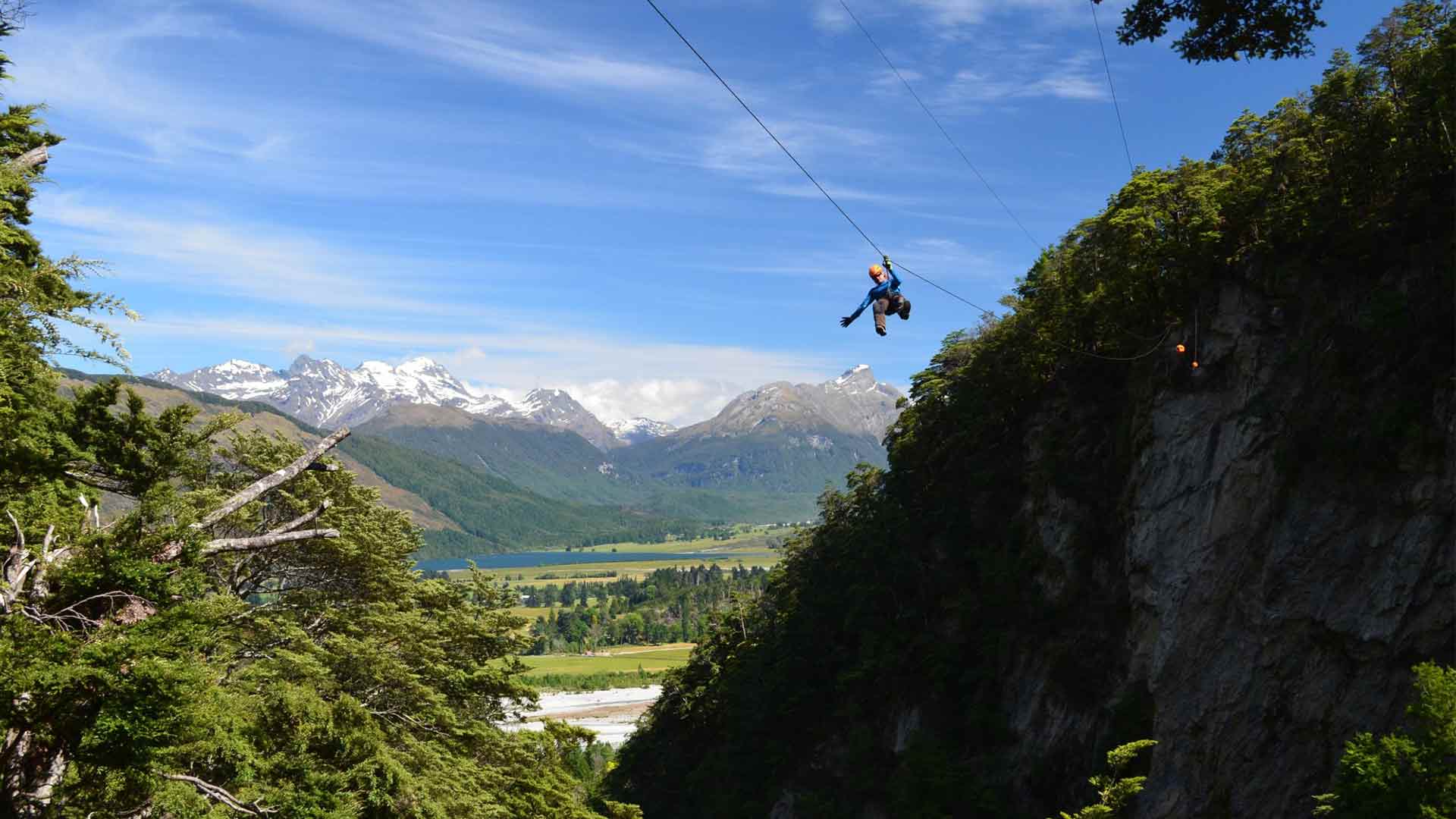 Ziplining in Glenorchy at Paradise Ziplines