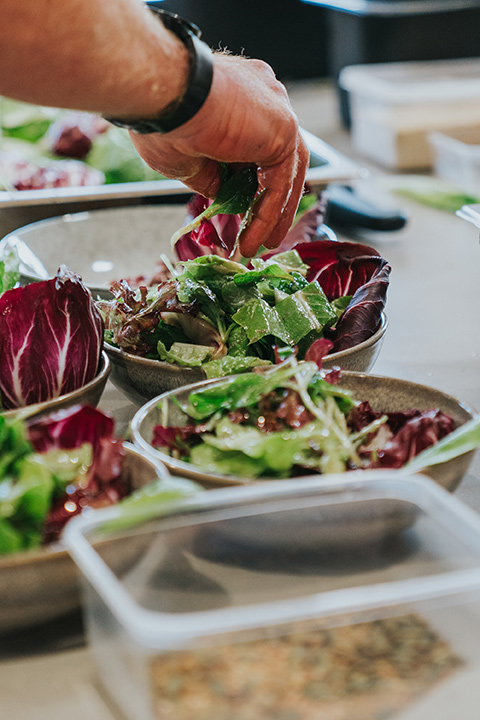 Garden Salad at The Headwaters Eco Lodge