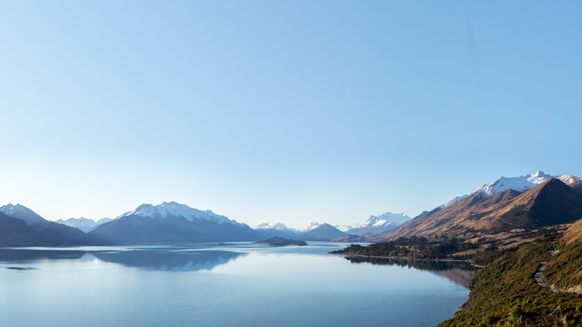 Bennetts Bluff - the road to Glenorchy NZ