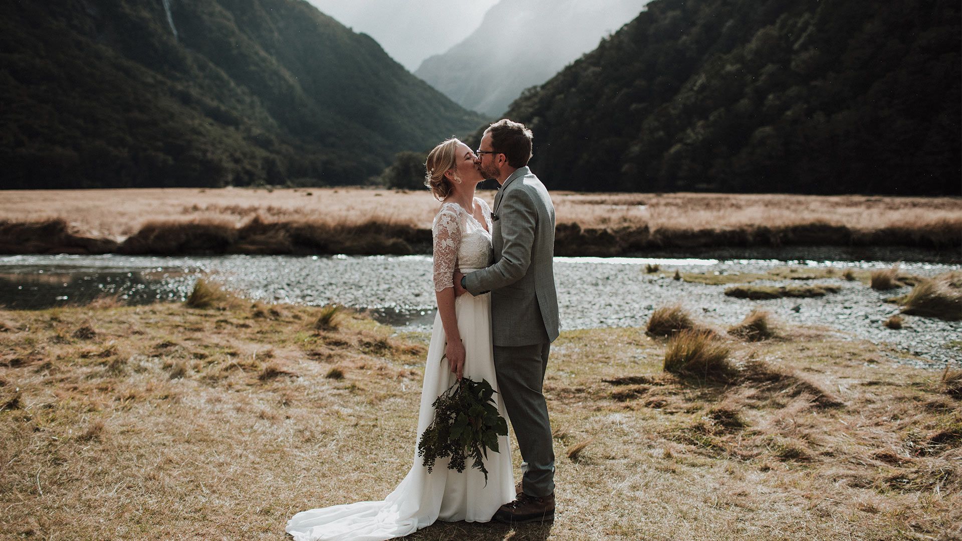 Wedding and elopements in Glenorchy at The Headwaters Eco Lodge